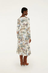Toile De Rio Textured Midi Dress