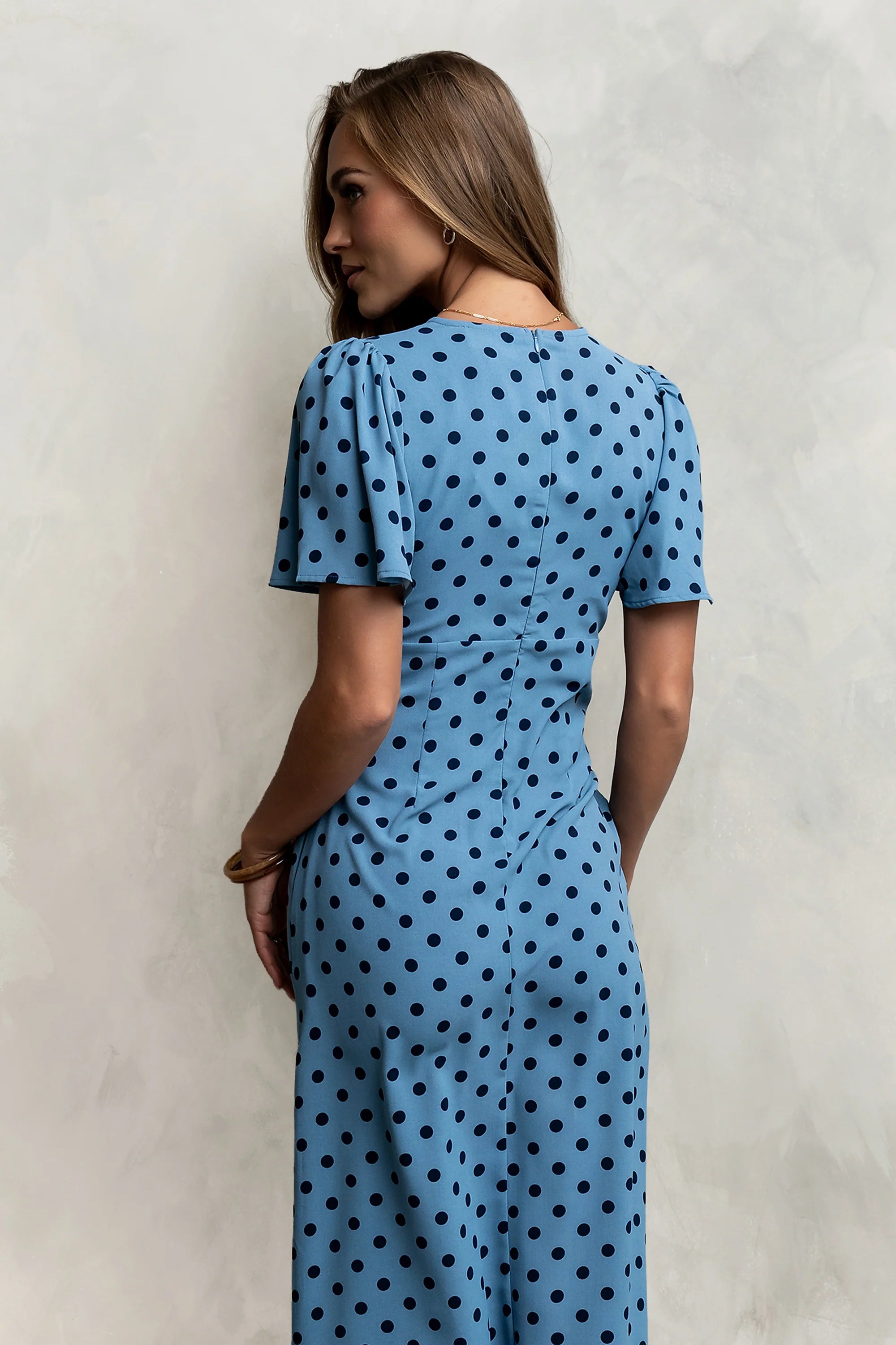 Tate Polka Dot Midi Dress