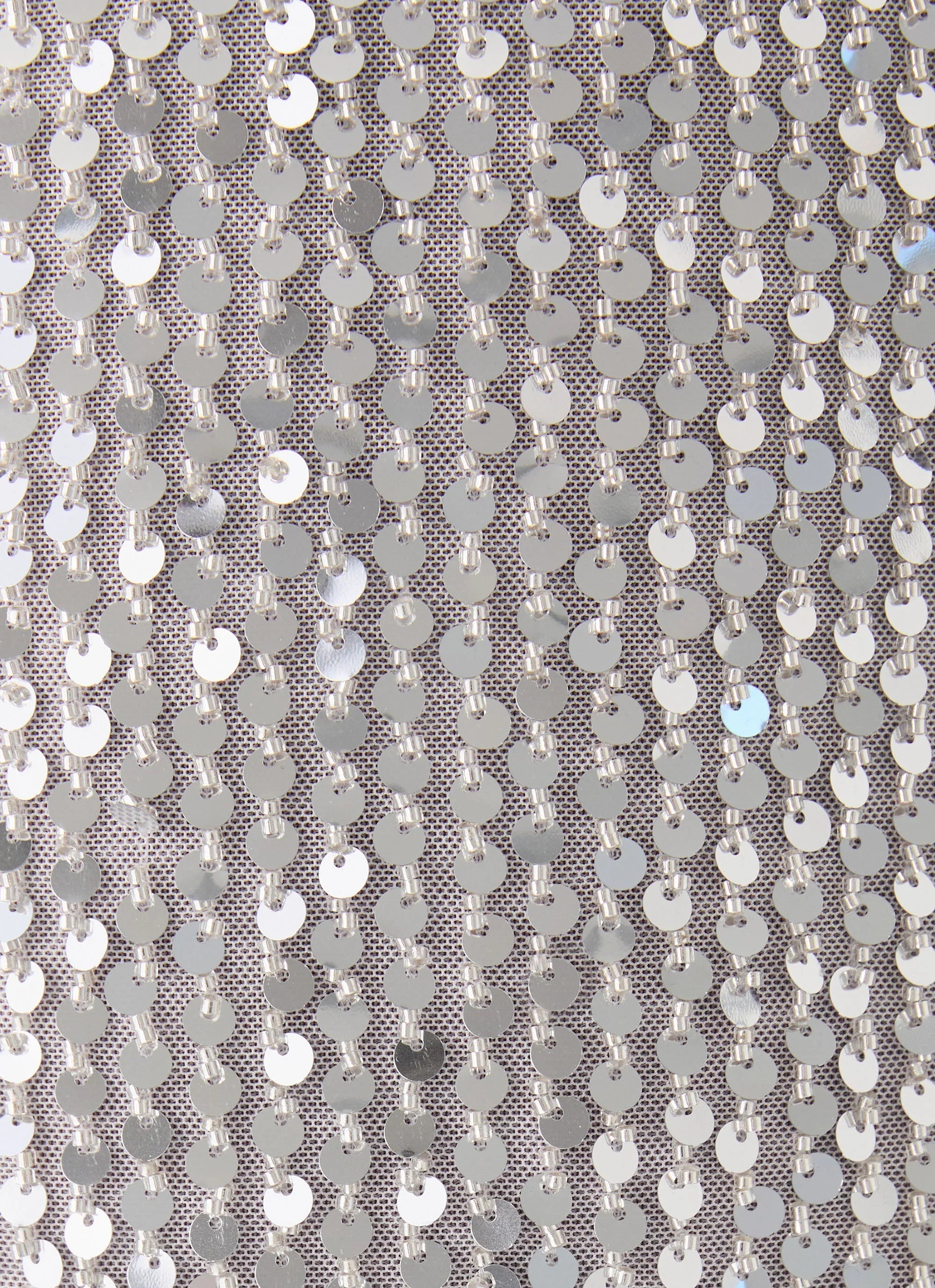 Alula Sequin Mini Dress - Silver